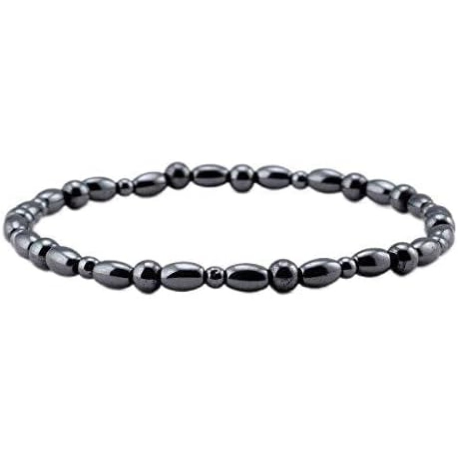 VIKI LYNN Magnetic Hematite Ankle Bracelet Anklet, 9.5" - 2 Anklet