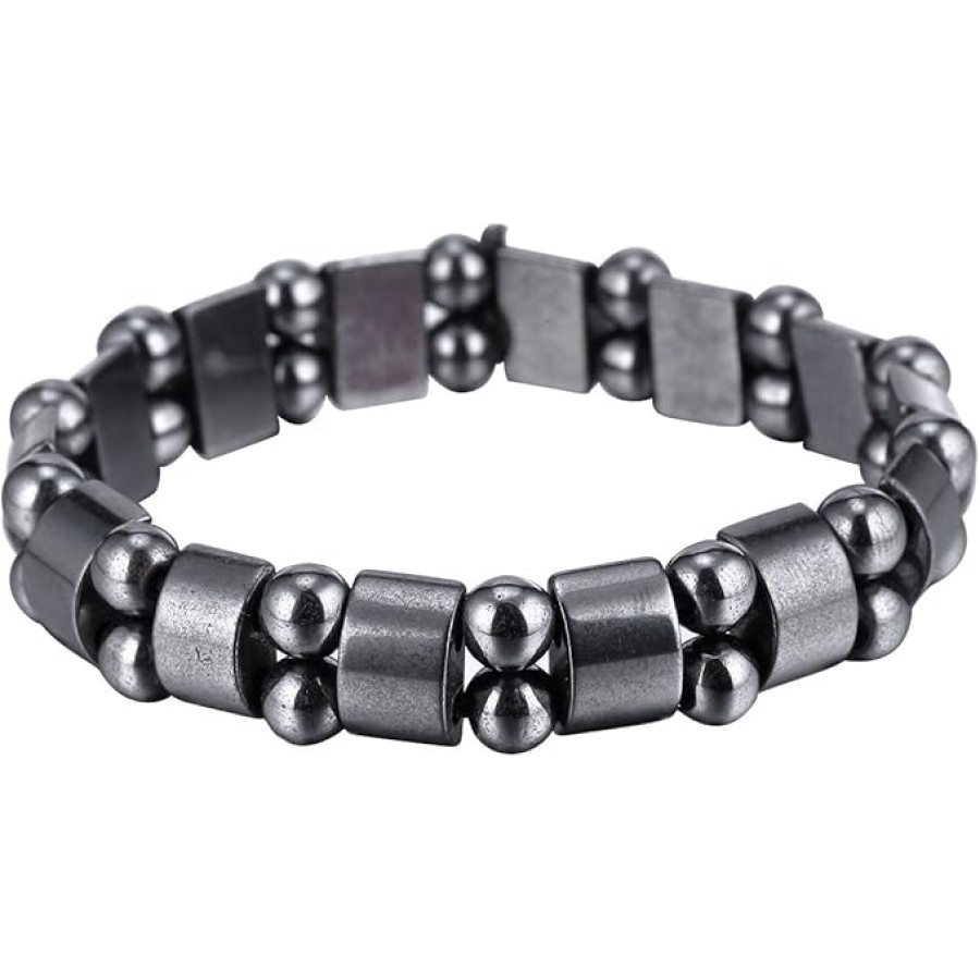 VIKI LYNN Hematite Powerful Metal Magnetic Therapy Bracelet